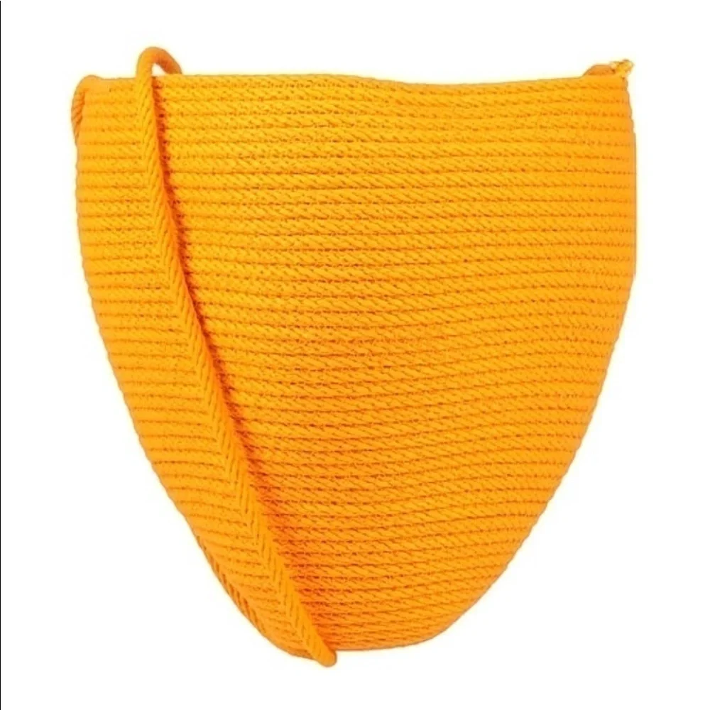 Catzorange Orange Tangerine Rope Cotton Bag